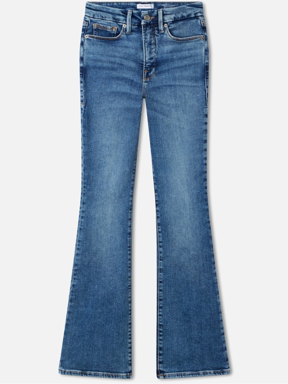 ✨ Good American Good Classic Bootcut Jeans High Rise Flare Y2K Anthropologie